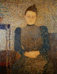 Porträt von Mlle Vuillard, Schwester des Künstlers, 1892-93
